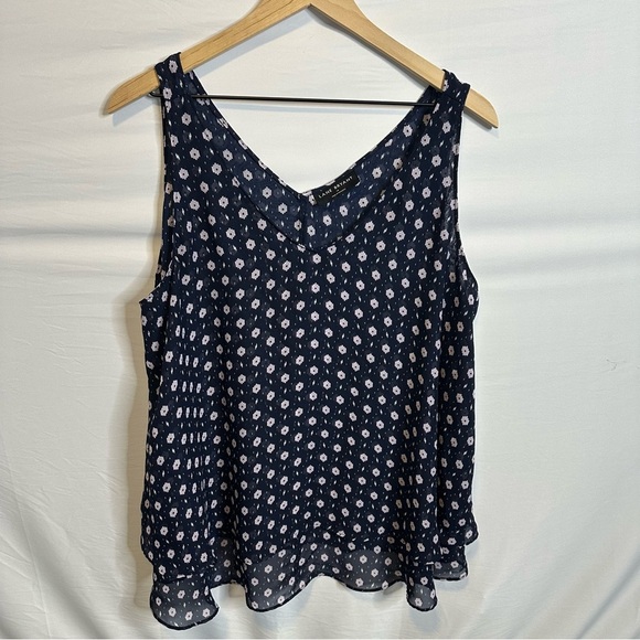 Lane Bryant Navy Sleeveless Top Size 14 - Picture 4 of 5